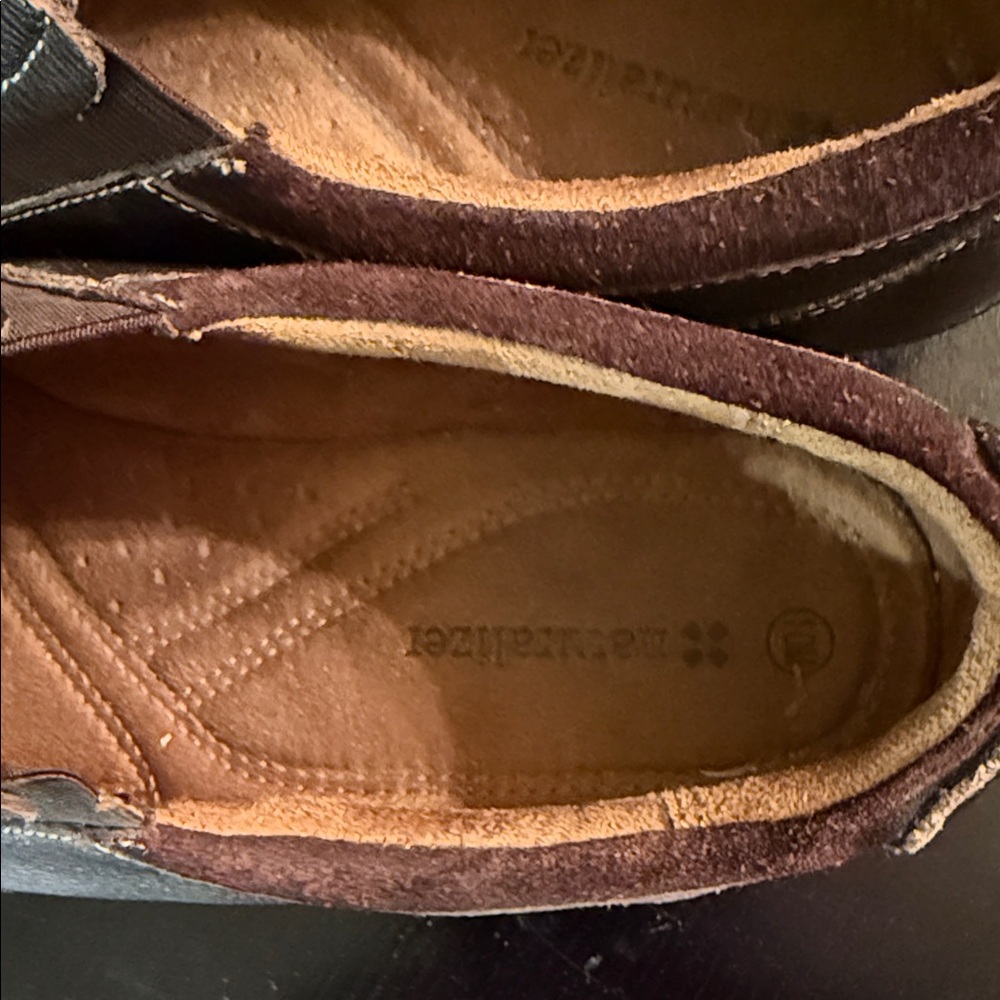 Mephisto Men's Dark Brown Suede Loafers